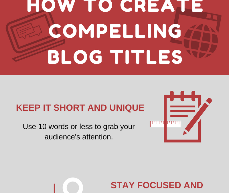 Infographic: How to Create Compelling Blog Titles